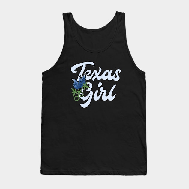 Texas Girl Tank Top by bubbsnugg